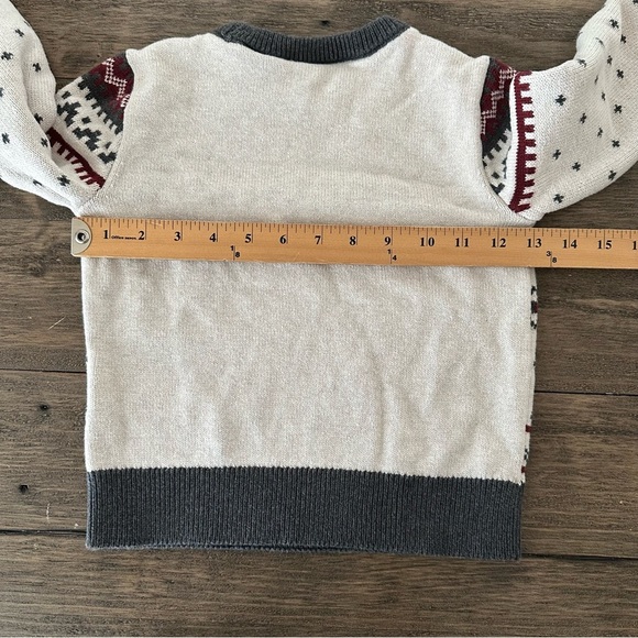 Lands End Kids XXS 3-4 Family Matching Fair Isle Crewneck Sweater Cotton Ski - Picture 6 of 6